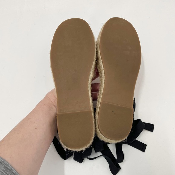 Madewell 7 The Gwen Platform Espadrille Sandal Jute Lace Up AM226 - Picture 11 of 11